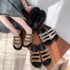Casual sandals platform muffin sandals versatile new slippers outer shoes women summer Internet celebrity height fashion 2025
