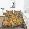 3D Map Printing Duvet Cover Set with Pillowcase Cartoon Home Textiles Bedding Set Children Twin Single Size Bed Sets