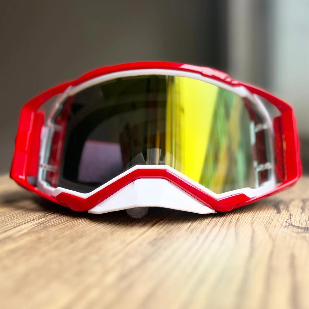 Outdoor Motocross Goggles Motorcycle Goggles Off Road Dirt Bike ATV UTV Racing Outdoor Riding TPU Frame Adjustable Strap