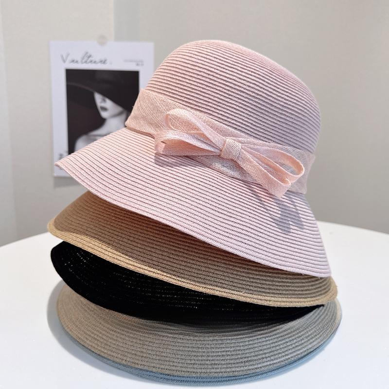 My Extreme Outdoor Activities Women's Black Summer Breathable Sombreros Sun Hats For Foldable Beach Hat Fisherman's Basin Caps Straw Hat Panama Cap 56-58Cm