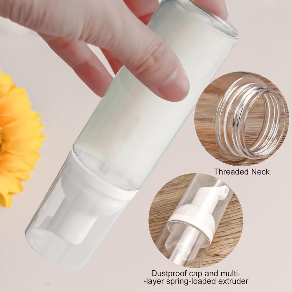 Clear Empty Bottle Plastic Empty Soap Bottle Portable Foam Bottle Cosmetics Packaging