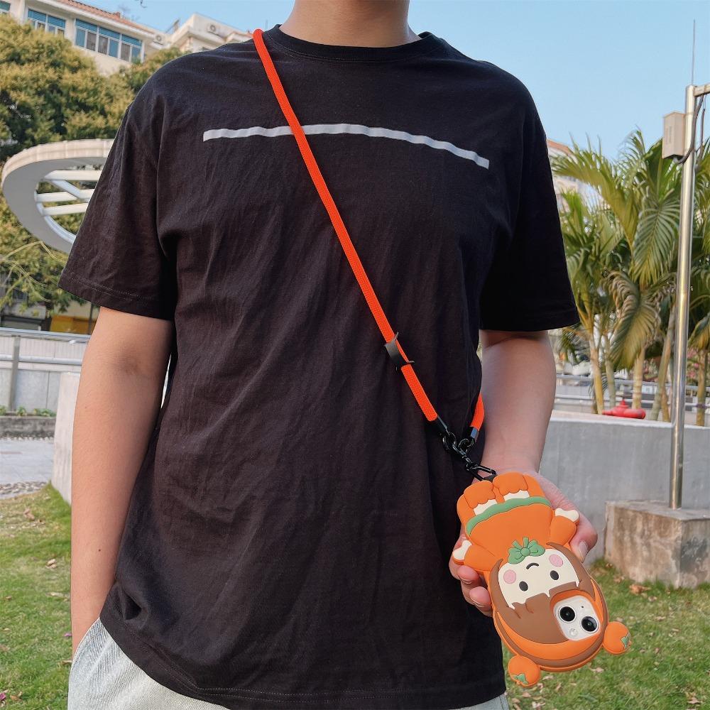 

With Patches 10MM Phone Strap Phone Hanging Rope Mobile Phone Lanyards Phone Crossbody Lanyard L