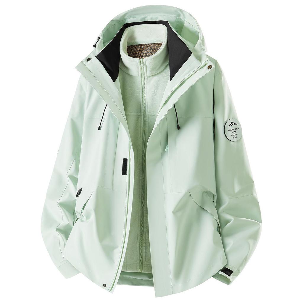 Etherland Couples' 3-in-1 Detachable Jacket: Versatile Outdoor Mountaineering Gear for Men & Women (Autumn/Winter)