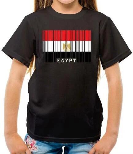

Egypt Barcode Style Flag - Kids T-Shirt - Egyptian - Cairo - Travel - Flags 150