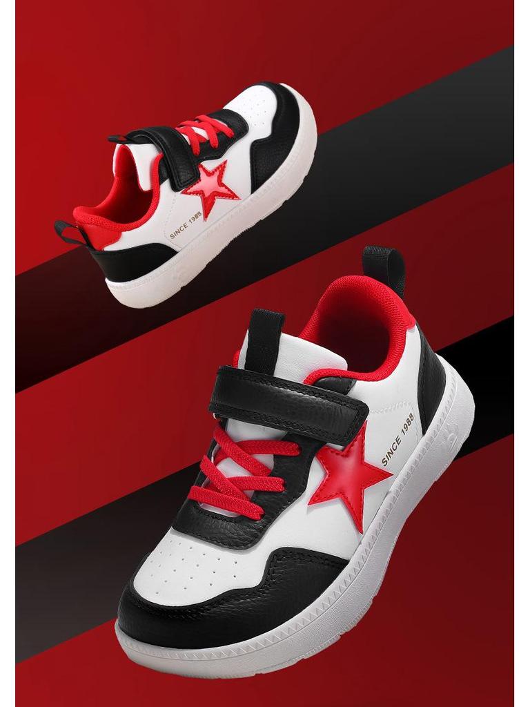 2026 Kids' Leather Sports Shoes: Boys' Wide-Fit & Girls' Casual Sneakers for Spring/Autumn