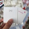 100pcs/set White Bow Display Card Blank Design Jewelry Display Card  DIY Projects
