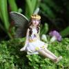 6pcs/lot Tinker Bell PVC Figure Dolls Garden Fairies Figurines  Mini Fairy Statue Figure Fairy Garden Ornaments Decorations