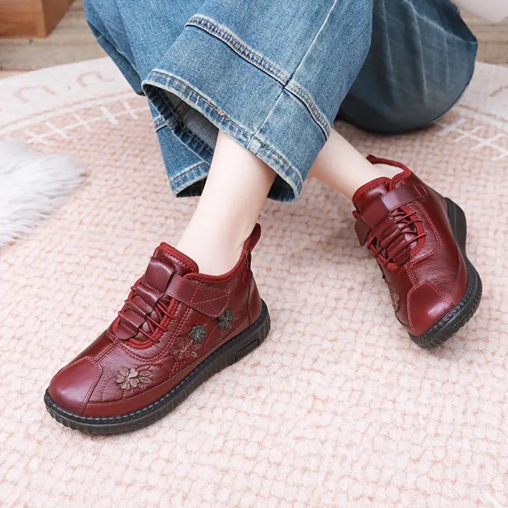 Cotton Boots Women's Winter Warm Women's Shoes Lightweight Winter Cotton Shoes Women's Flat Soft Cotton Shoes Women's Shoes