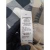 Used BURBERRY 8078776 BEG Check Cashmere Fringe Scarf