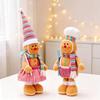Stretch Legs Gingerbread Man Plush Ornament Biscuit Man Christmas Decor  Desktop Decoration