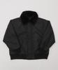 WEGO Unisex PU Flight Blouson Outerwear Cold Weather Korean Oversized Size Black 2-Way Jacket, Clothing, Fall/Winter Clothes, Style, Silhouette, Gift,