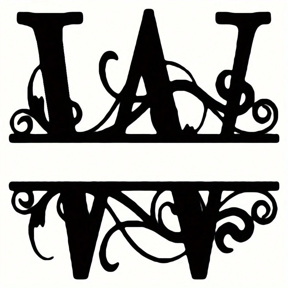 Personalized Metal Nameplate Wall Art, Custom Family Name Sign, Handmade Letter Wall Decor, Vintage Rustic Wedding Gift, Housewarming Present