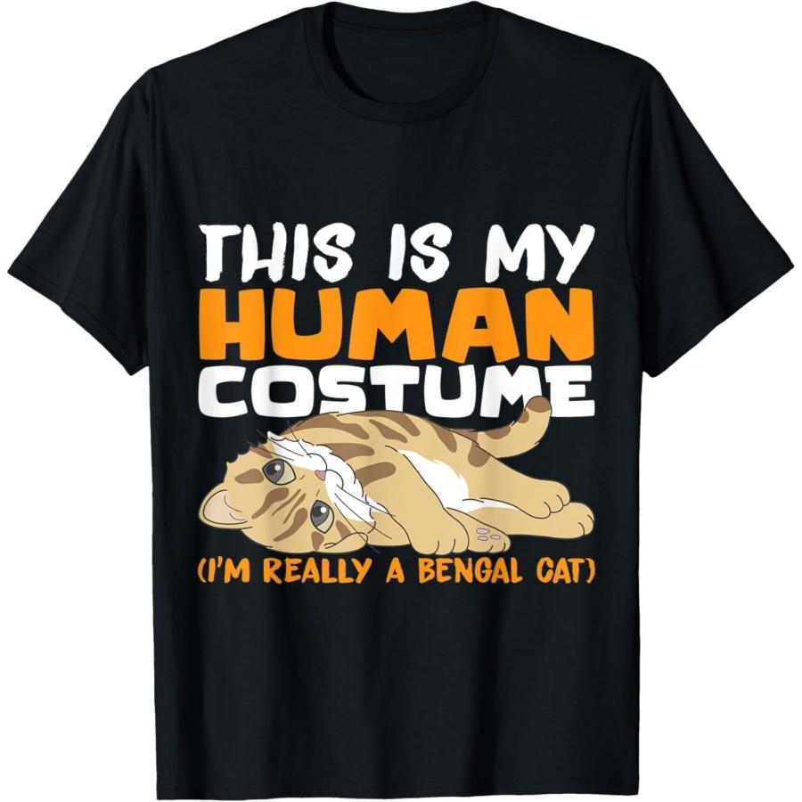 

This is my human costume I m really a bengal cat T-Shirt XXXXXL чорний