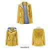 2024 Women's Plus Size Trench Coat with Detachable Hood - Autumn/Winter Collection