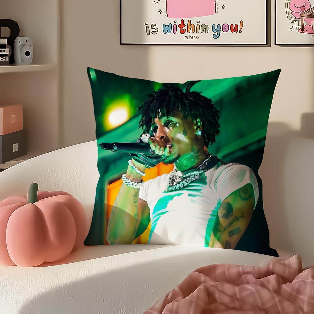 

Toppg HipHop Rapper YYoungBoy Cushion Cover Pillowcase Short Plush Invisible zipper Room Sofa Cushion Cover 30X30cm
