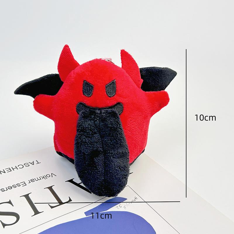 

Плюшевый кулон Призрак Креативный Смешной Ангел и Дьявол Мультяшный Изображение с Длинным Языком Брелок Украшение для Школьной Сумки Подарки на Хэллоуин