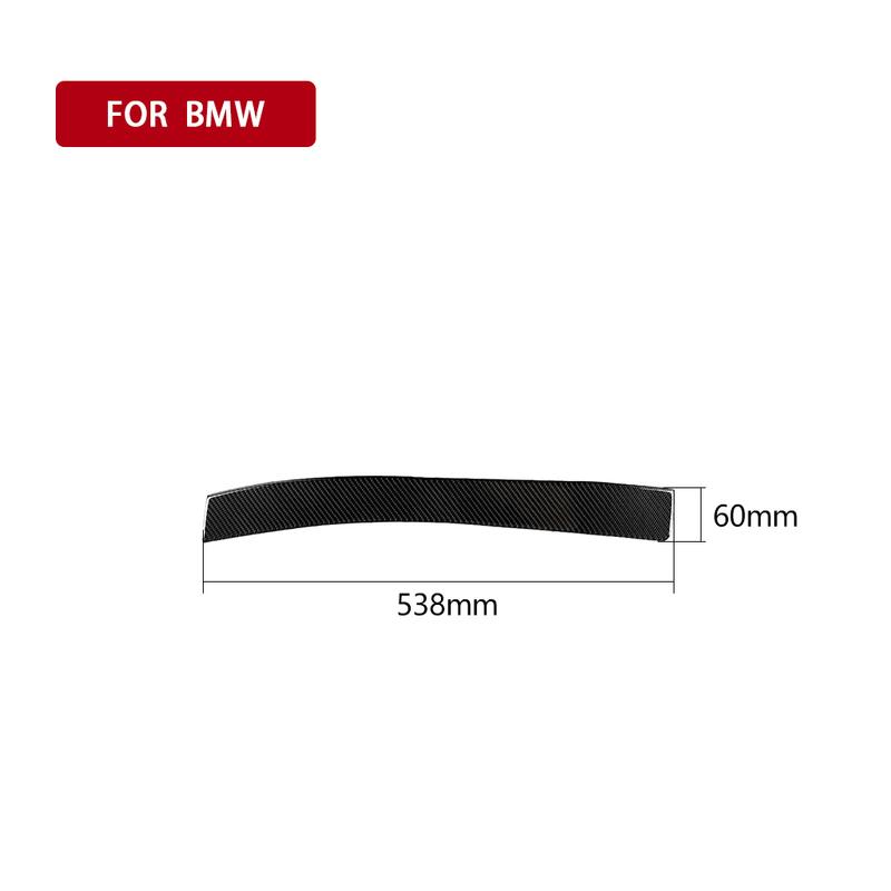 Real Carbon Fiber Car Accessories Co-pilot Dashboard Cover Sticker For BMW 3 Series E46 1998 1999 2000 2001 2002 2003 2004 2005
