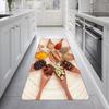 Kitchen Long Carpet, Water And Oil Absorbent, Washable For Restaurant Closet Dressing Room Anti-Slip Floor Mat Home Decor