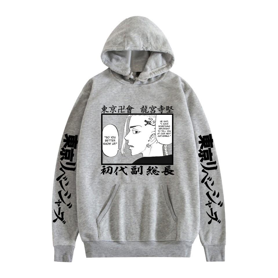 New Anime Print Fashion Casual Hooded Sweater