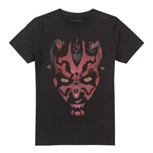 STAR WARS Unisex Adult Darth Maul Big Face T-Shirt