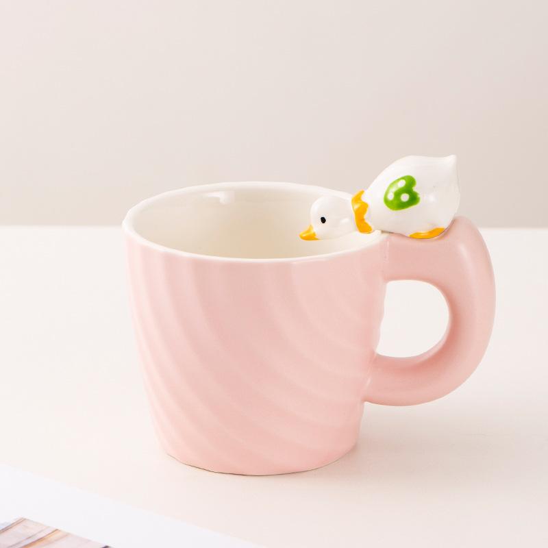 Ceramic Mug Creative Cartoon Cat Cute Cup Children's Milk Breakfast Home Office Coffee Mug Gift Frends Drinkware Tea Cup