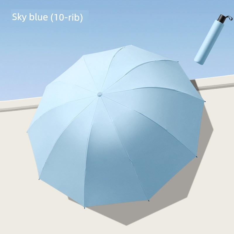 Official Genuine Sun Protection Umbrella, Anti-Uv Sun Umbrella, Lightweight, Compact, Portable, Foldable, Dual-Use for Women, Suitable for Both Sunny