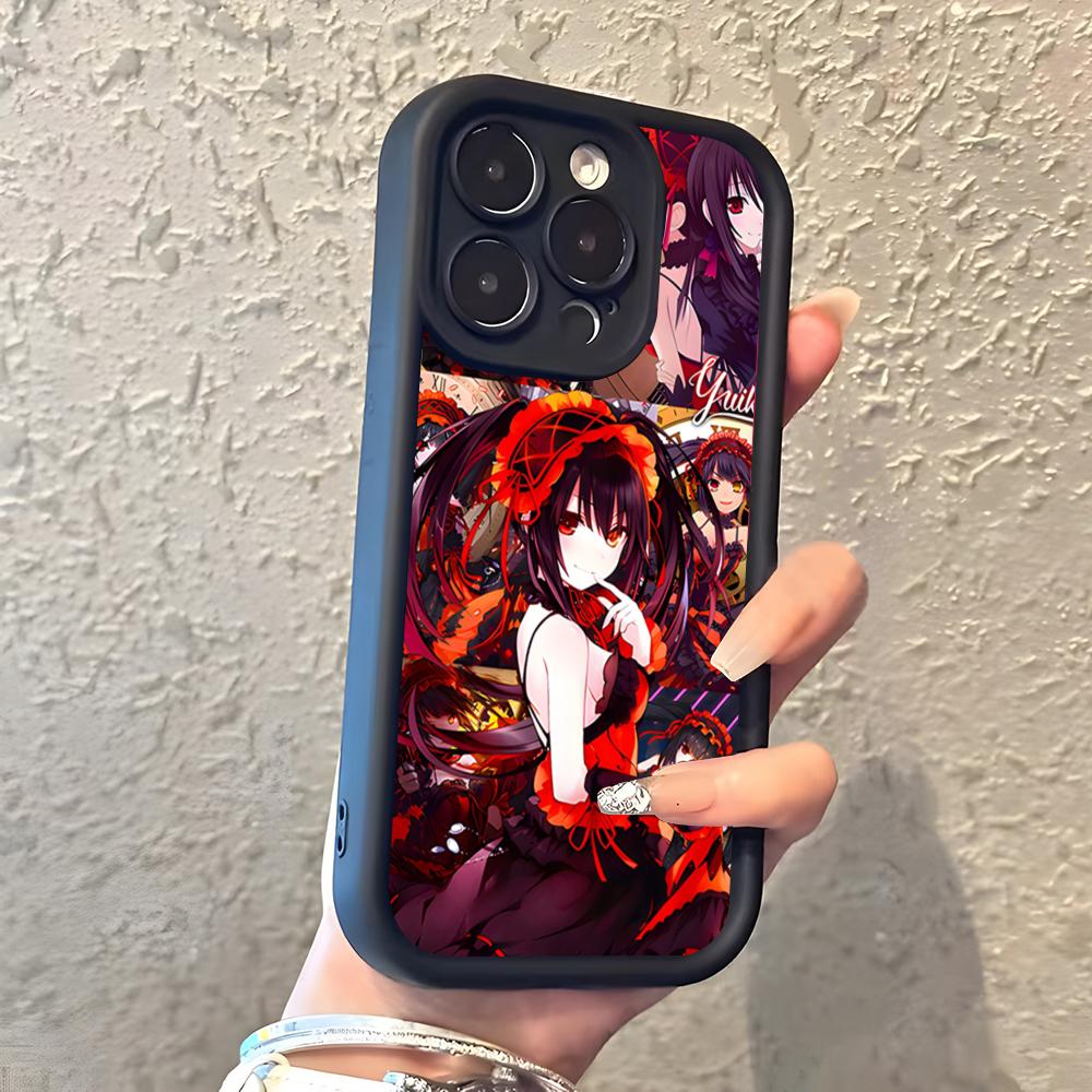 Anime Date A Live Tokisaki Kurumi Cute Phone Case For IPhone 17 Pro Max 16 15 14 Pro Max IPhone 13 Pro Max 11 Plus Silicone Cove