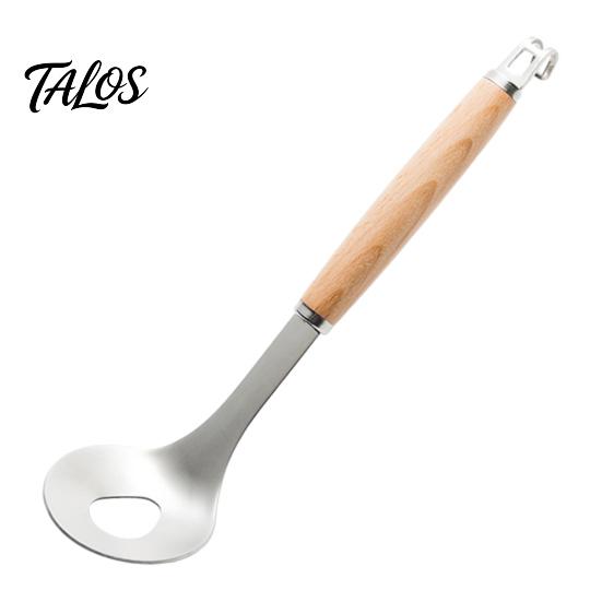 Meatball Molds for Kitchen Spoon Maker Tool, Stainless Steel Non-stick Scoop, Gadget Cooking Long Wooden Handle Shaping Handy Scoop Tool