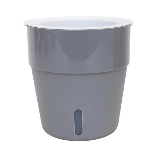 Plant Pot Eye-catching Heat Resistant Plastic Automatic Water Absorption Plant Pot with Cotton Ropes for Home