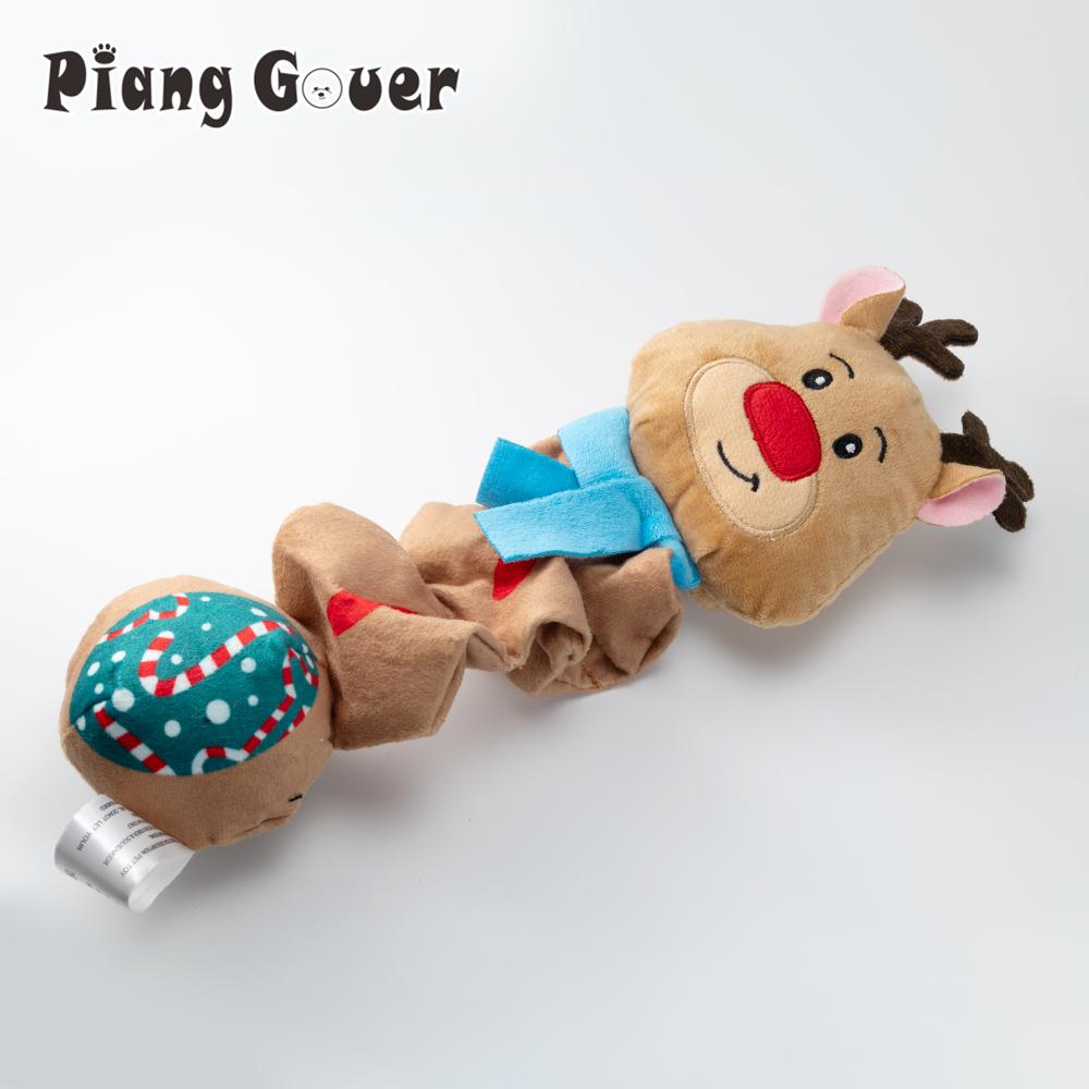 Christmas Elf Penguin Pet Squeaky Sound Toy Cute Animal Squeak Dog Toy Puppy
