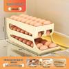 Triple-Layer Slide-Out Refrigerator Egg Storage Rack