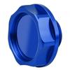 DIWR Einfülldeckel, Auto-Aluminiumlegierung-Einfülldeckel für Filterabdeckung (blau)