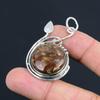 Mothers Day Sale 925 Silver Natural Crazy Lace Agate Anniversary Pendant Jewelry