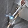 Disposable Freestanding Toilet Brush Set with Replacement Heads for Thorough Bathroom Cleaning