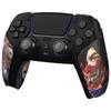 EXtremeRate PlayVital Griff für PS5 Weiches Gummi-Pad Griffaufkleber für PS5 Controller Texturierte Oberfläche Ghost of Rutschfest Schweißabsorbierend