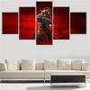 5 Pieces Canvas Wall Arts Poster Paitning Games Wallpape Interior Home Decor Picture Printing Living Room Mural Artwork Image