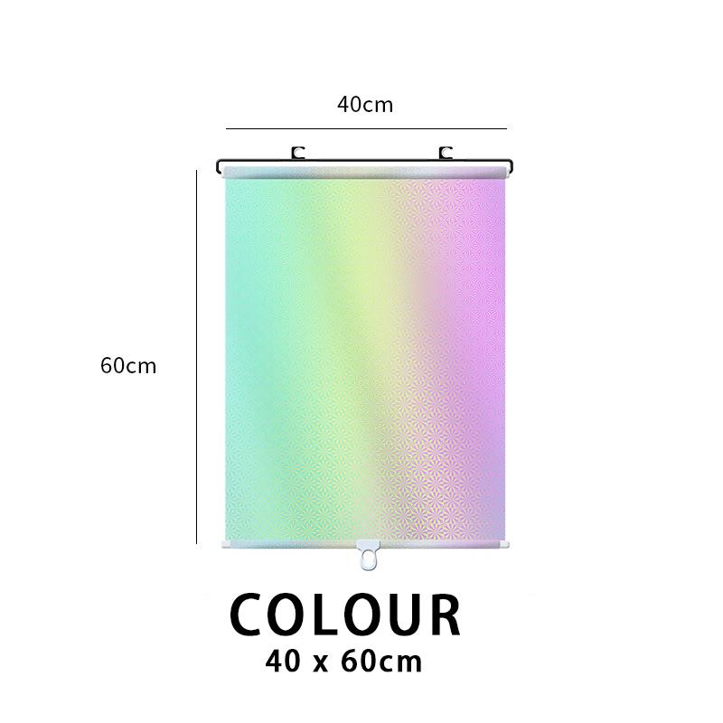 Car Windshield,Bedroom,Kitchen Telescopic Window Sunshade,Retractab Sunshade Roller Shutter, Heat-insulating Louver Curtain