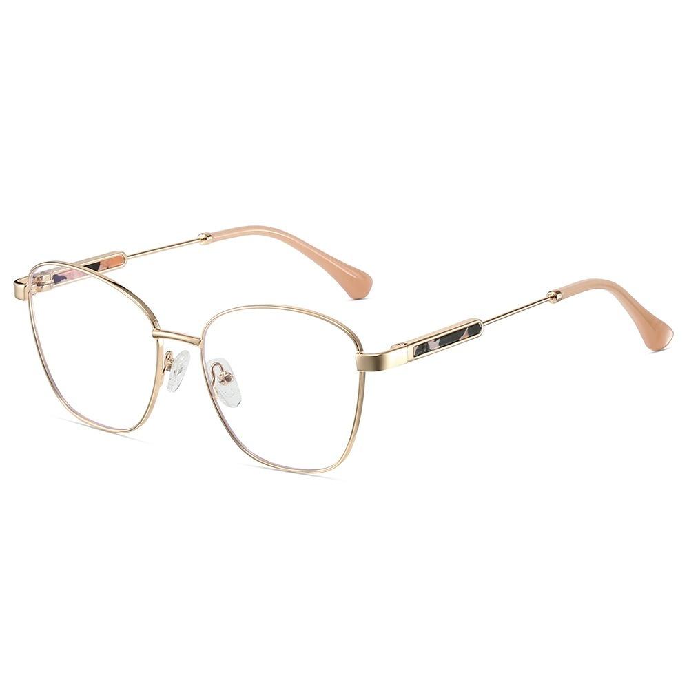 Metal Prescription Glasses Stylish Design Anti Blue Light Myopia Optical Eyewear for Women Hand Made Myopia Glasses for Man