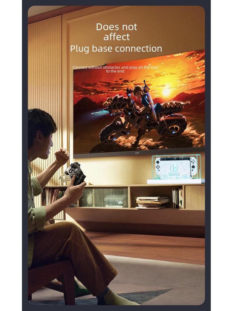 Capac de praf pentru bază luminoasă OLED pentru Nintendo Switch și accesorii pentru carcasă acrilică