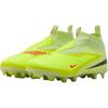 Nike Jr. Phantom 6 High Academy GS Hyper Crimson/Limelight/Black Kids Cleats Green HQ2042-800