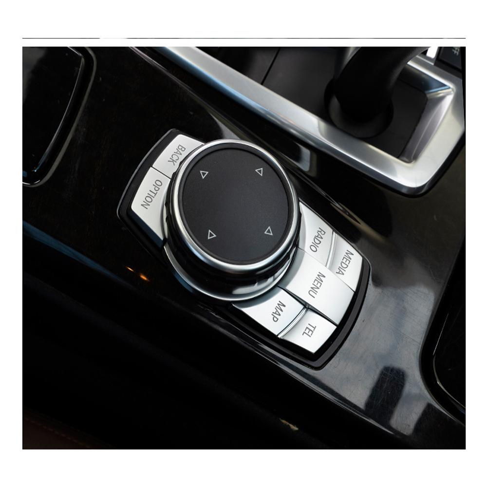Car Multimedia Big Knob Covers Button Trim Control For BMW F10 F20 F30 IDrive