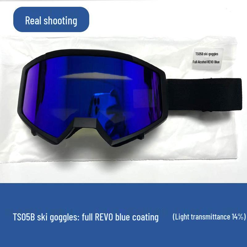 2025 Unisex Spherical Ski Goggles: Double-Layer Anti-Fog Outdoor Cylindrical Snow Goggles