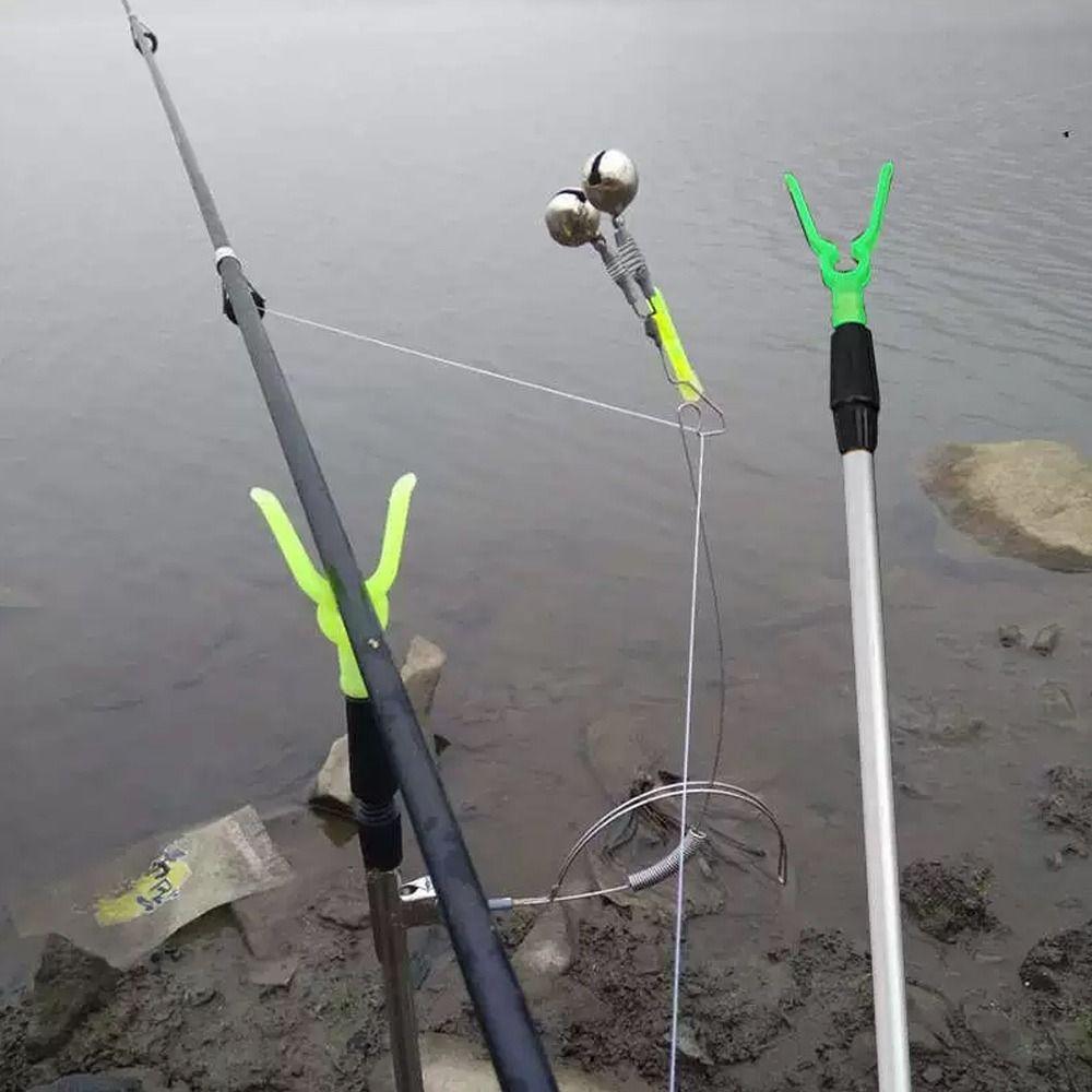 Light Aluminum Alloy Fishing Rod Holder Durable 50cm Fishing Rod Bracket Ultra-short Simple Design Fishing Tool Fishing