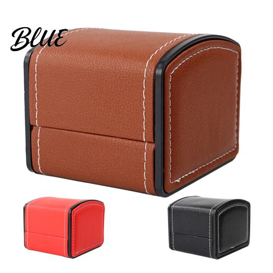 Individual Watch Storage Interior Lining Curved Flip Box with Container Single Lid Soft Display Stand