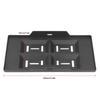 Tray Bracket High Deformation Adjustable Height Kit, Hold-Down Tray, Strength, Black, Resistant,