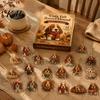 Autumn Theme Dog Decor 2026 Advent Calendar, 24-Days Christmas Countdown Calendar with 24 Festive Puppy Lover Box Ornament, 2D Acrylic Cartoon