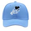 Metal Skeleton Hand Heart Wall Decor Hip Hop Hat Fashion Outdoor Sports Sandwich Baseball Cap