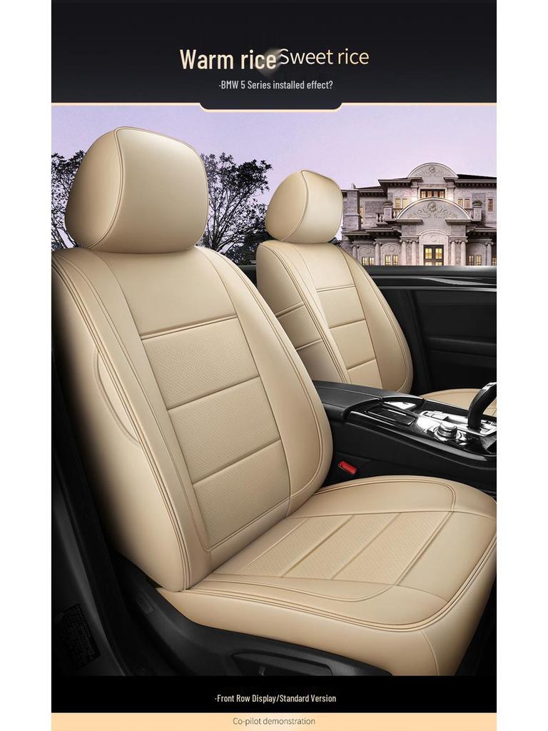 Custom-Made, All-Season, Thicker Car Seat Covers for New and Old Models, Full-Coverage