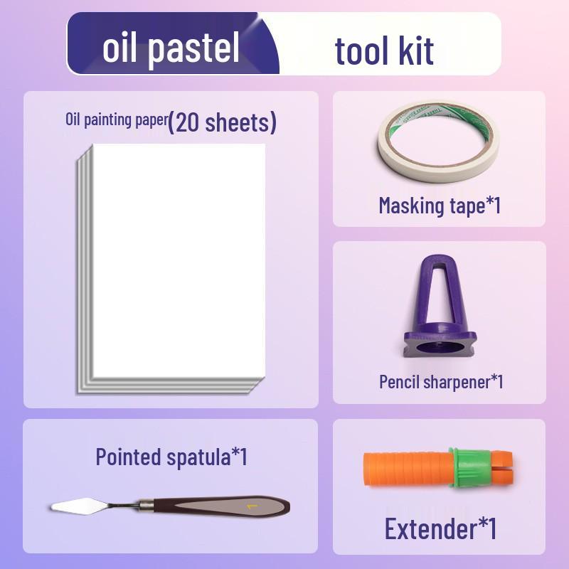 Kaba Bear 48 Farben Morandi Ölpastellkreiden für Grundschüler - Weiche, lebendige 3D-Kunst-Wachsmalstifte