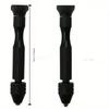 Mini Tool Set with 0.8-3mm Black Hand Twist Drill 10Pc Fried Dough Twists Drill for Woodworking Drilling Rotary Wood Holes Tools
